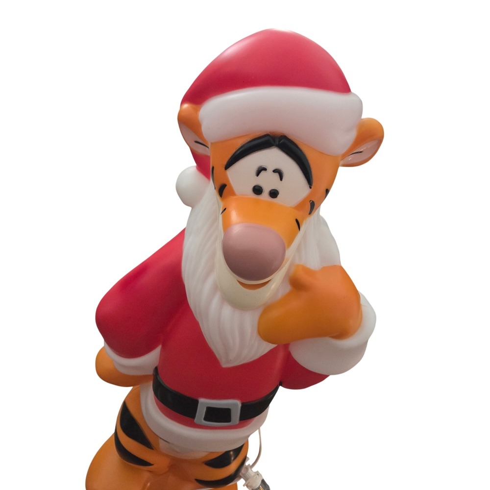 Disney Tigger Piglet Christmas Blow Mold Set 2 ft. Plastic Holiday Decor Gemmy - Picture 6 of 12